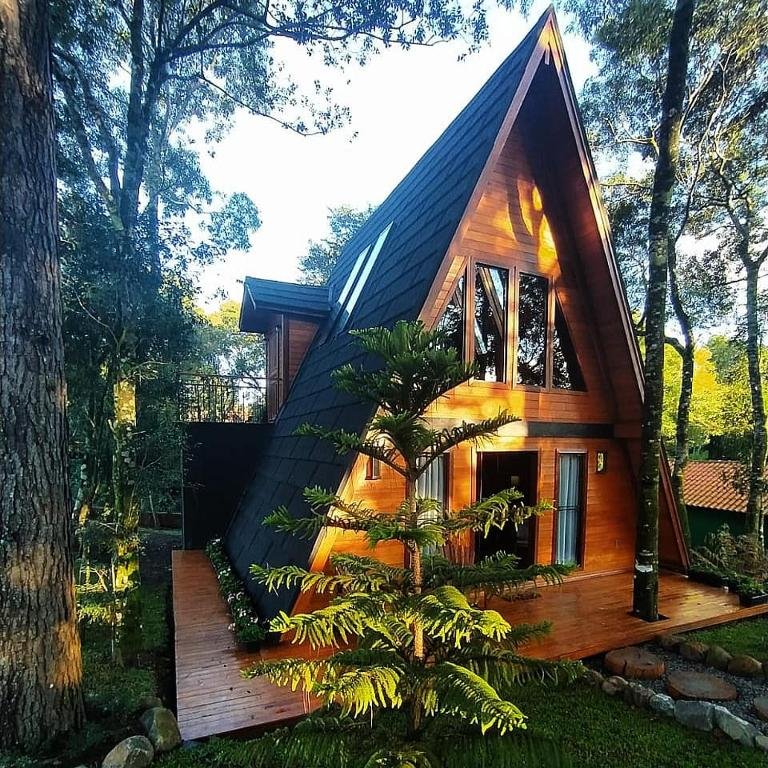 Cabana dos Pinheiros em Gramado na rota romantica rs