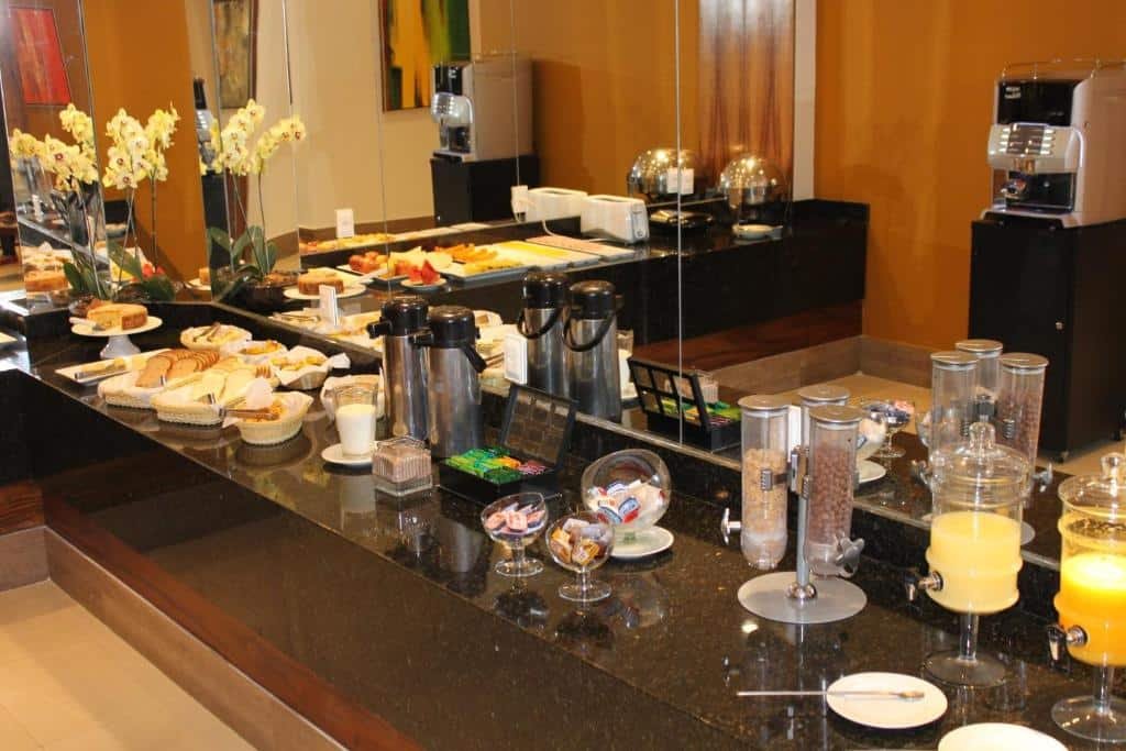 café da manhã do TRYP by Wyndham Rio de Janeiro Barra Parque Olímpico