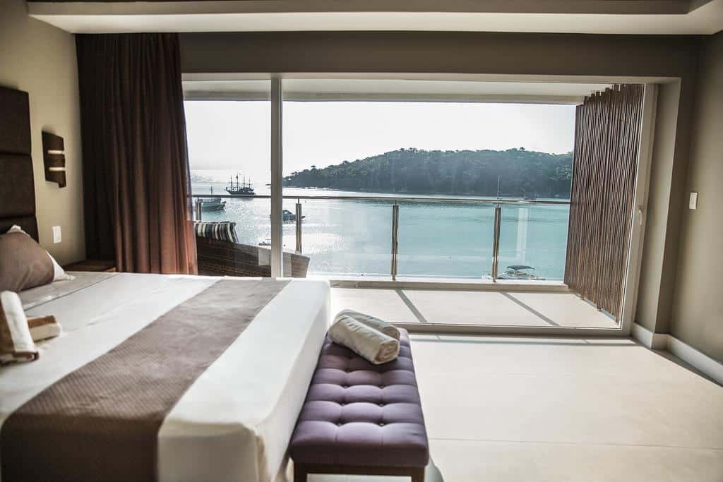 Uma das pousadas em Porto Belo SC