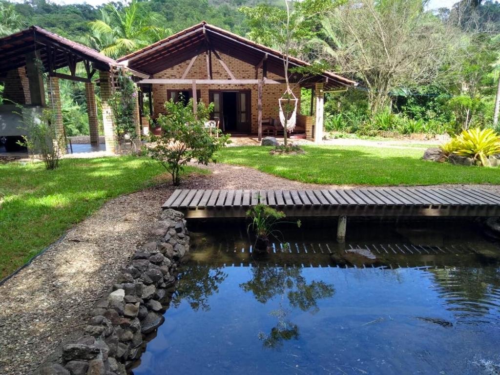 casa com lado da Casa de sítio Pedacinho do Céu em Pomerode