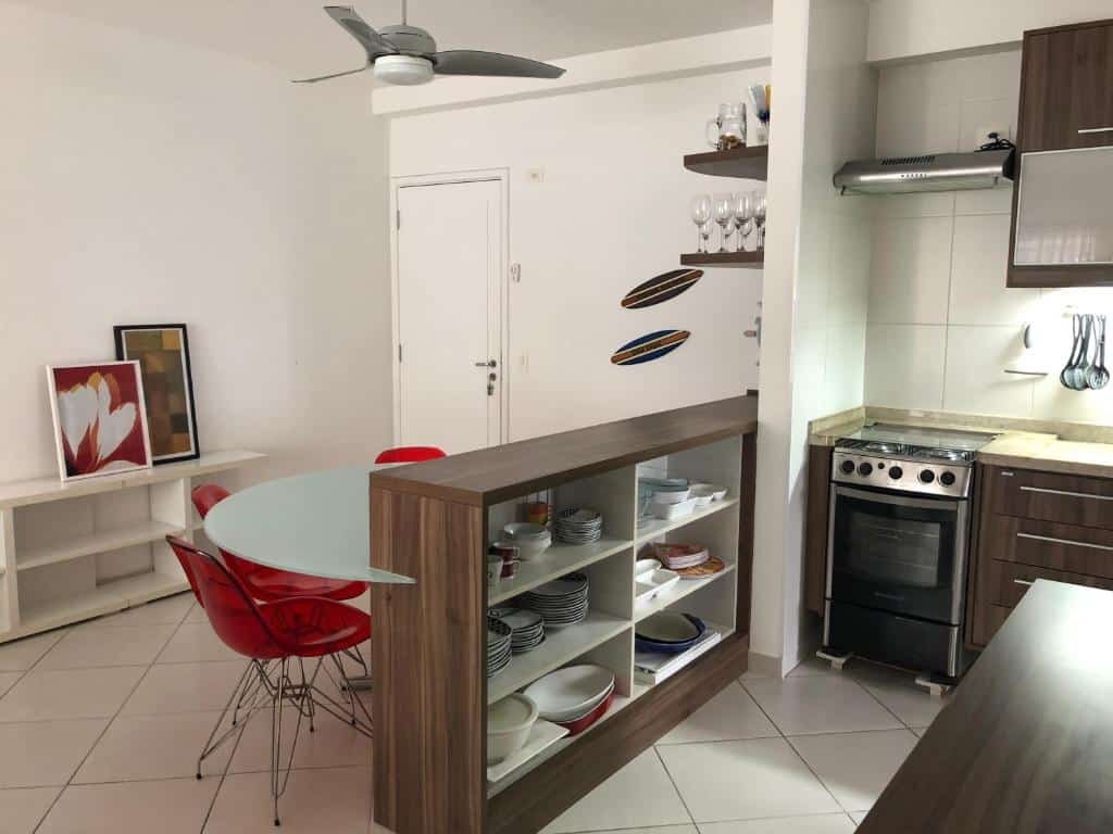 cozinha americana do Condominio Reserva da Mata - Riviera de São Lourenço
