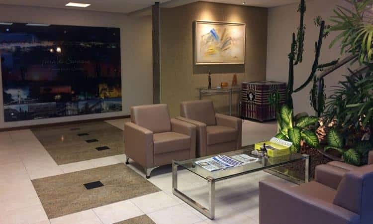 Sala do Portal da Princesa Hotel em Águas de Lindóia.