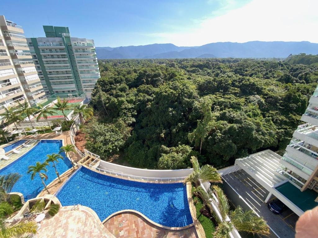 piscina do Condominio Reserva da Mata um airbnb na Riviera de São Lourenço
