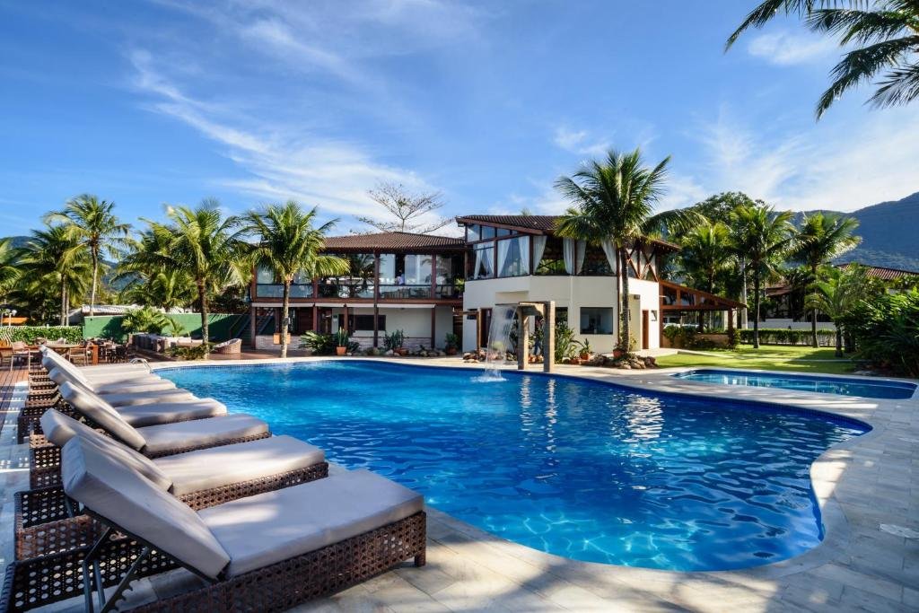 Vista da piscina do Coconut