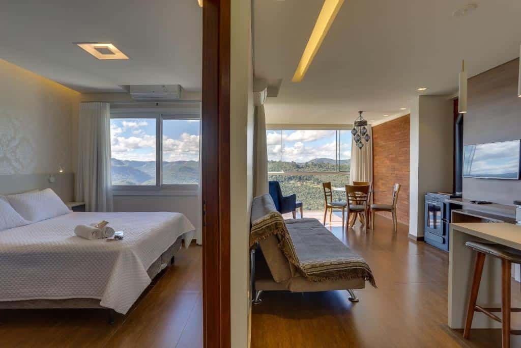 quarto da Pousada Janela do Vale