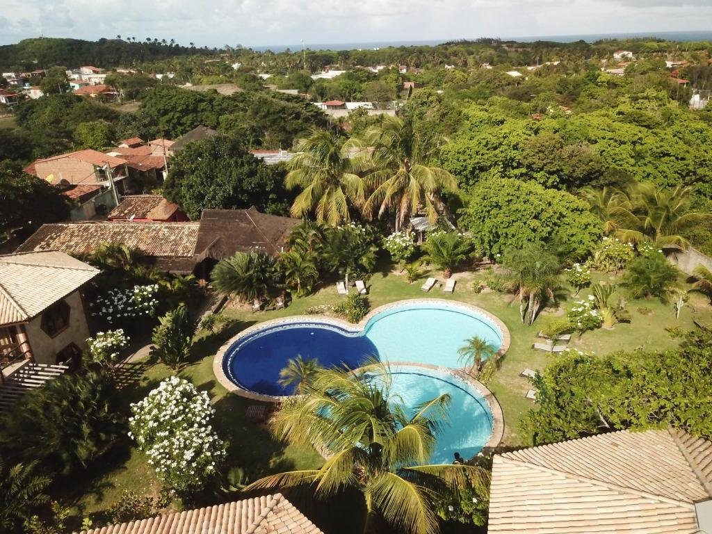Vista aérea da Pousada Morada dos Ventos