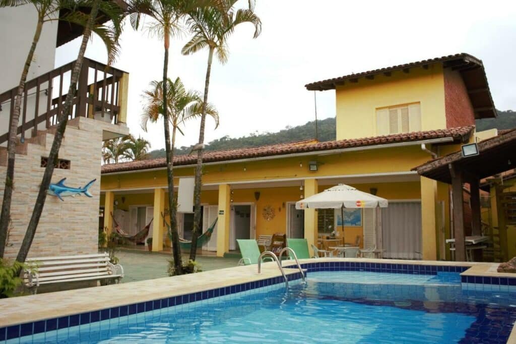 Piscina na Pousada Sorocotuba