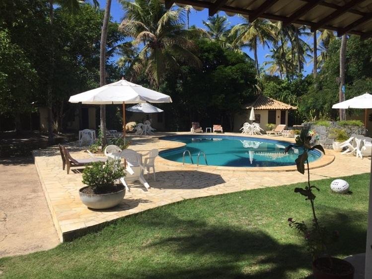 piscina da Pousada Terra Doce na costa do sauipe