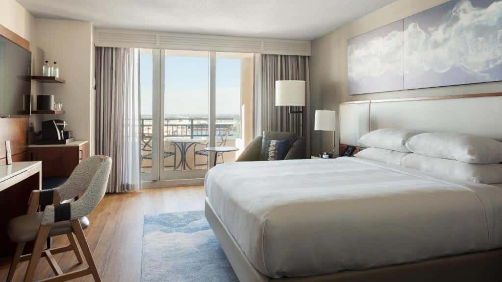 quarto com vista do Tampa Marriott Water Street em Tampa
