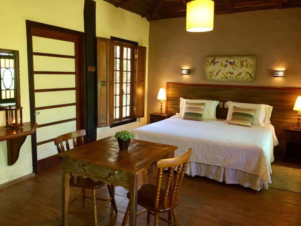 quarto do Hotel Santa Esmeralda