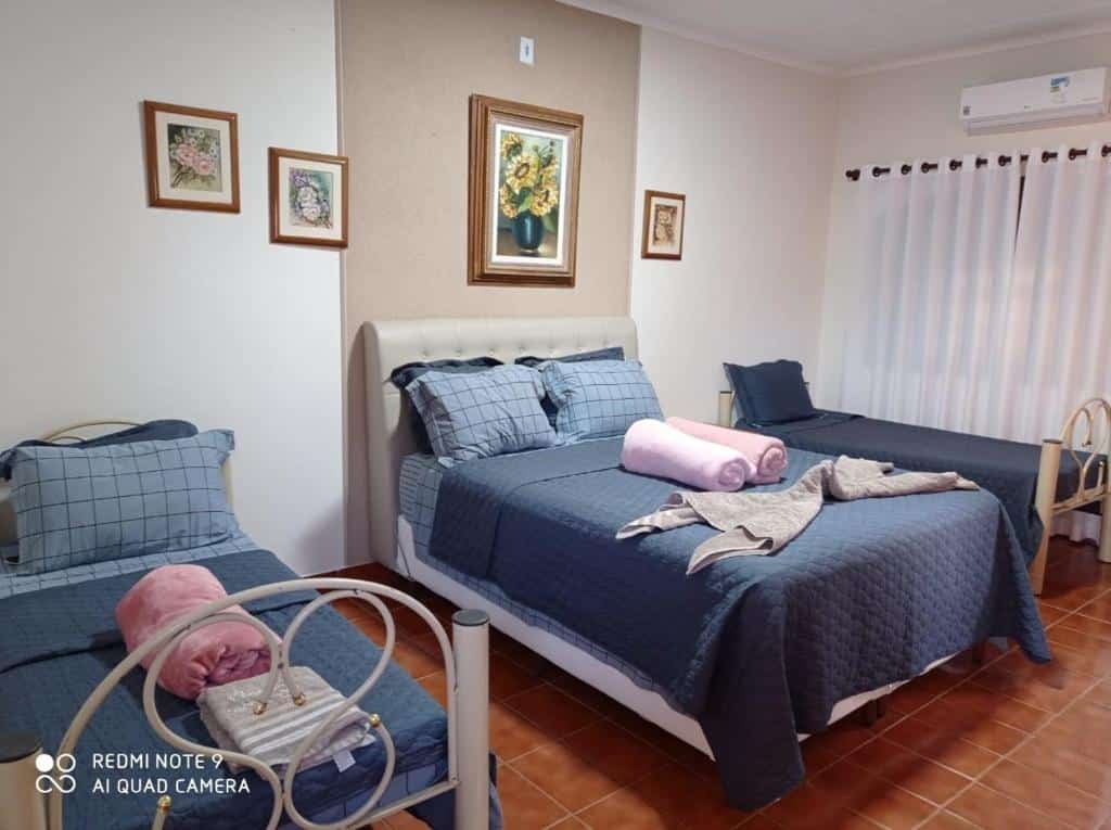 Quarto da Pousada Lago Azul.
