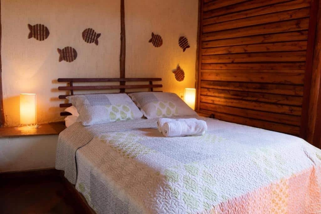 quarto da Pousada Cabanas da Serra Lumiar