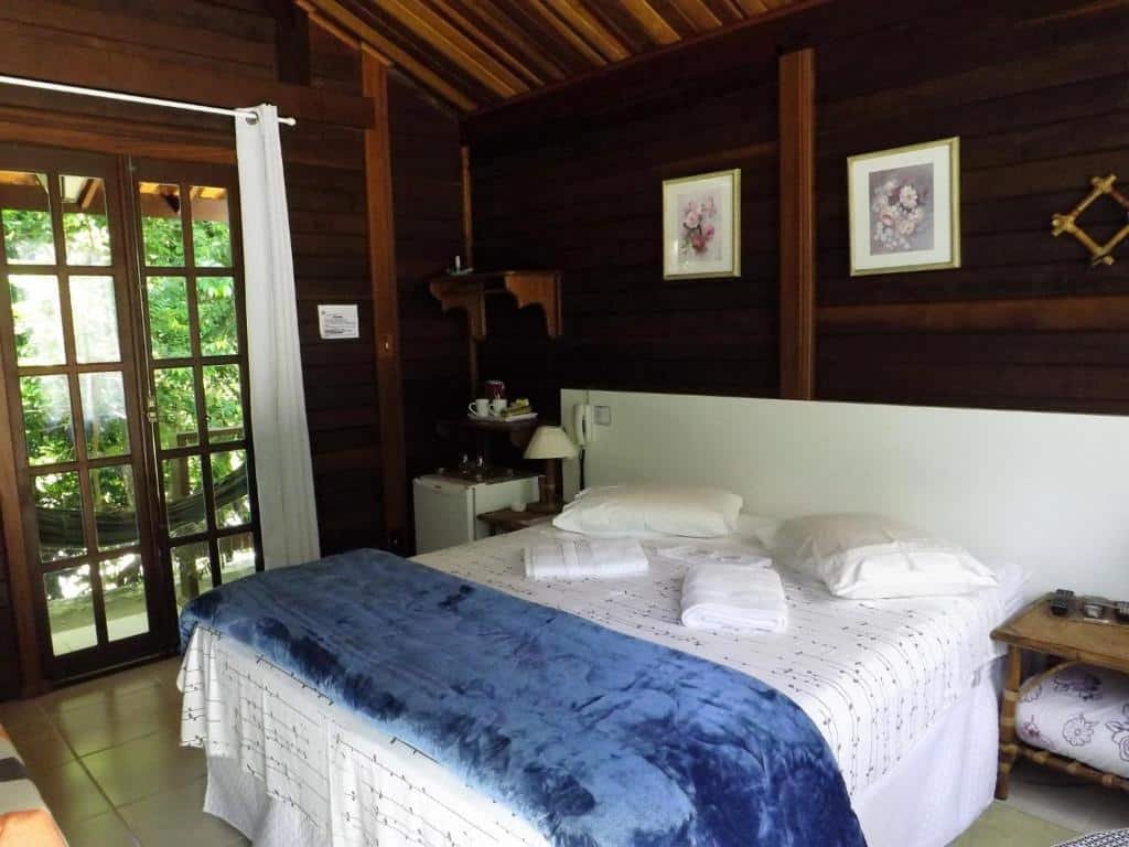 quarto da Pousada Encontro dos Rios
