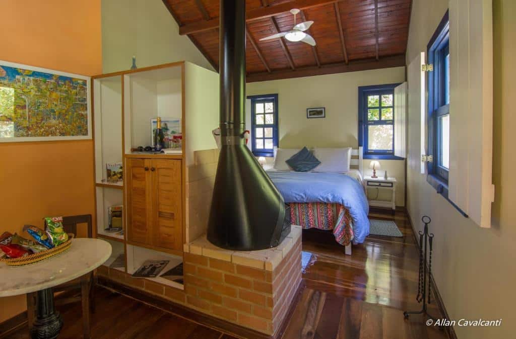 quarto da Pousada Ribeirão da Floresta