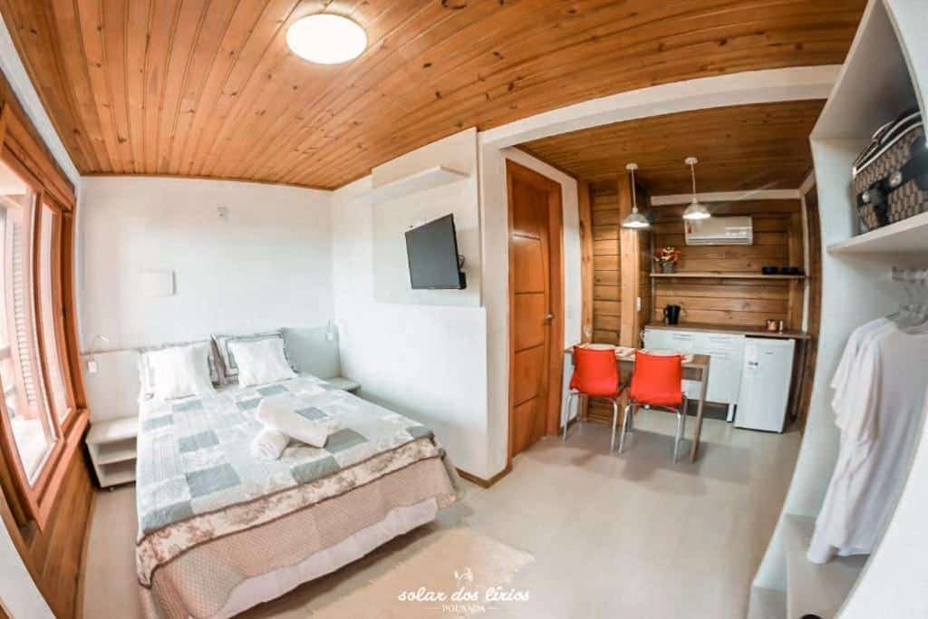 Quarto da Pousada Solar dos Lirios.