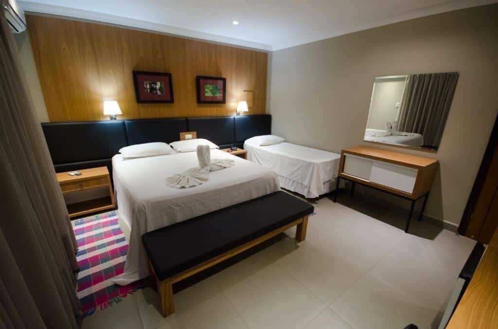 quarto do VOA Hotel Paraíso das Águas
