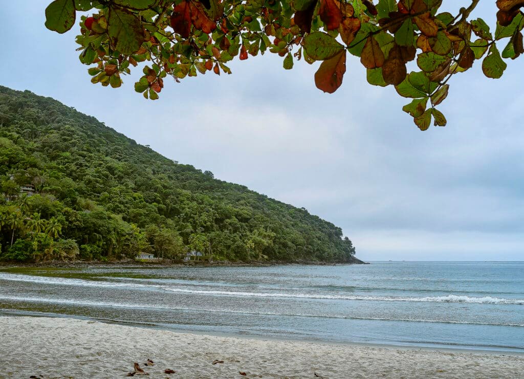 Vista da Barra de Sahy São Sebastião.