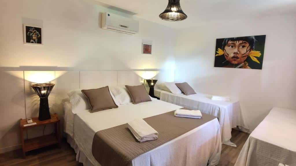 suite da Pousada Estrela do Mar